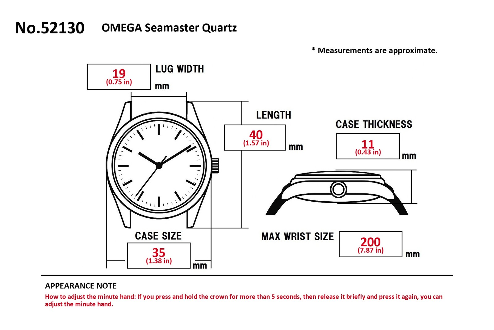 [Near MINT] OMEGA Seamaster Cal.1342 Push Crown Quartz Men’s Watch From JAPAN