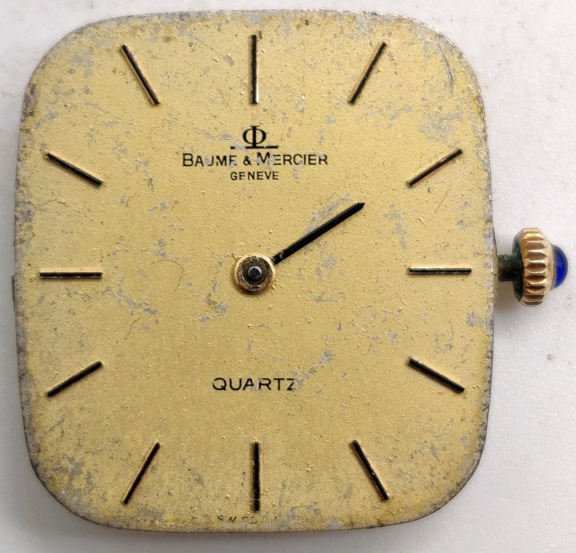 Baume & Mercier ETA Cal. 950.001 Swiss quartz watch movement For Repair