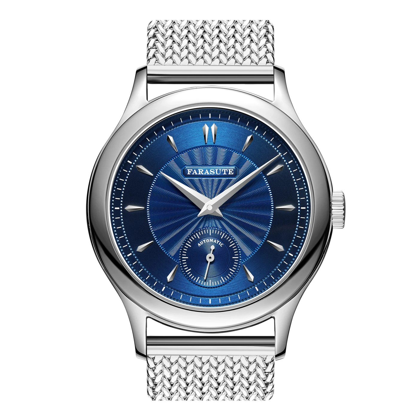 FARASUTE Retro Automatic Mechanical Watch Men Sapphire 316L Stainless Steel