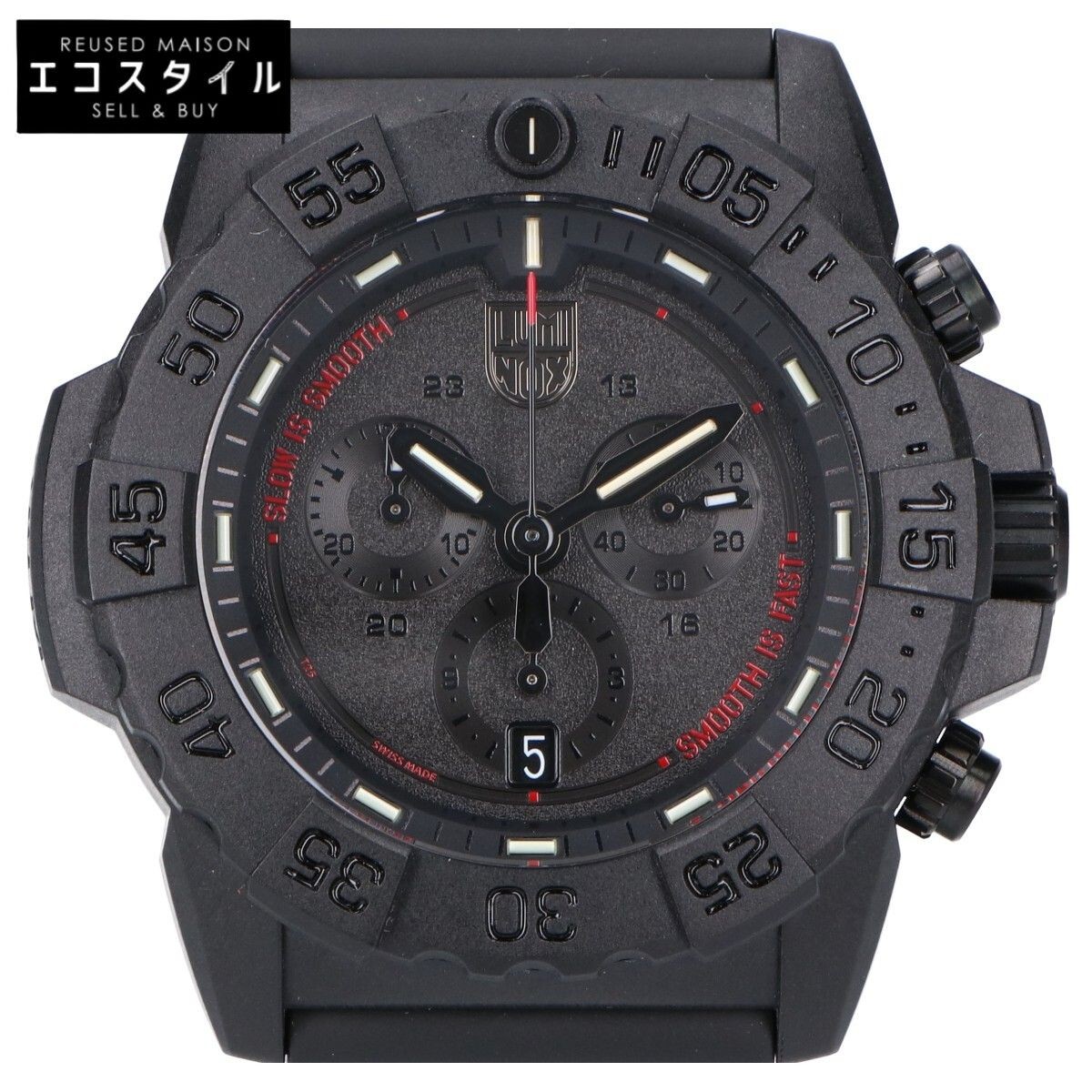 LUMINOX NAVY SEAL CHRONOGRAPH 3580 SERIES 3581.SIS Chronograph Quartz Excellent