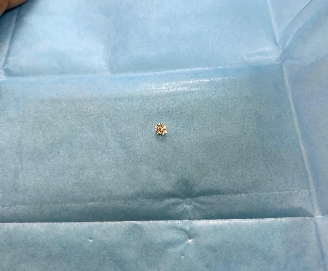 IGI CERTIFIED 0.11 Ct NATURAL DIAMOND M/I1 ROUND CUT LOOSE 1 DIAMOND