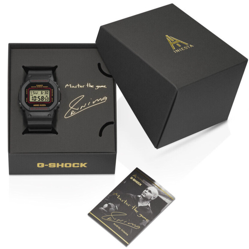 CASIO G-SHOCK DW-5600AI-1JR ANDRES INIESTA Signature Model Digital Watch 42.8mm