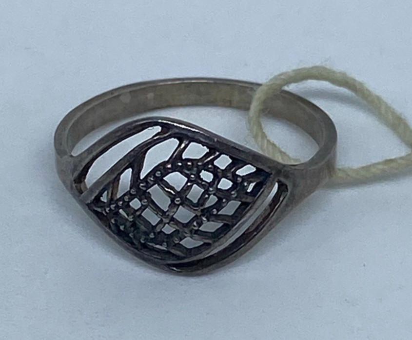 Rings Silver 925 Size 8.5 . Weight 1.95 g. Soviet Vintage Jewelry USSR