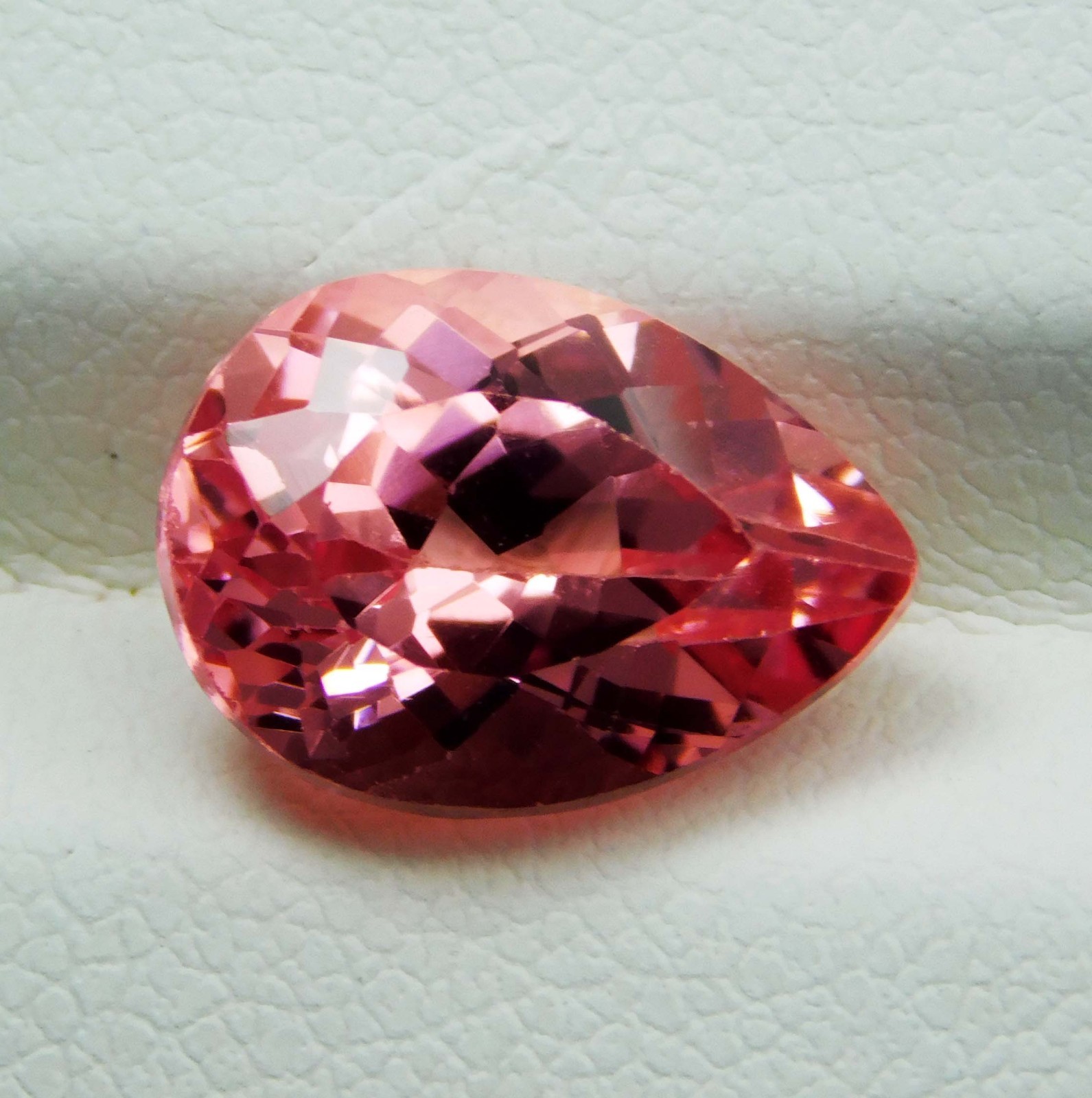Certified 4.90 Ct Natural Padparadscha Sapphire Stunning Pear Cut Gemstone