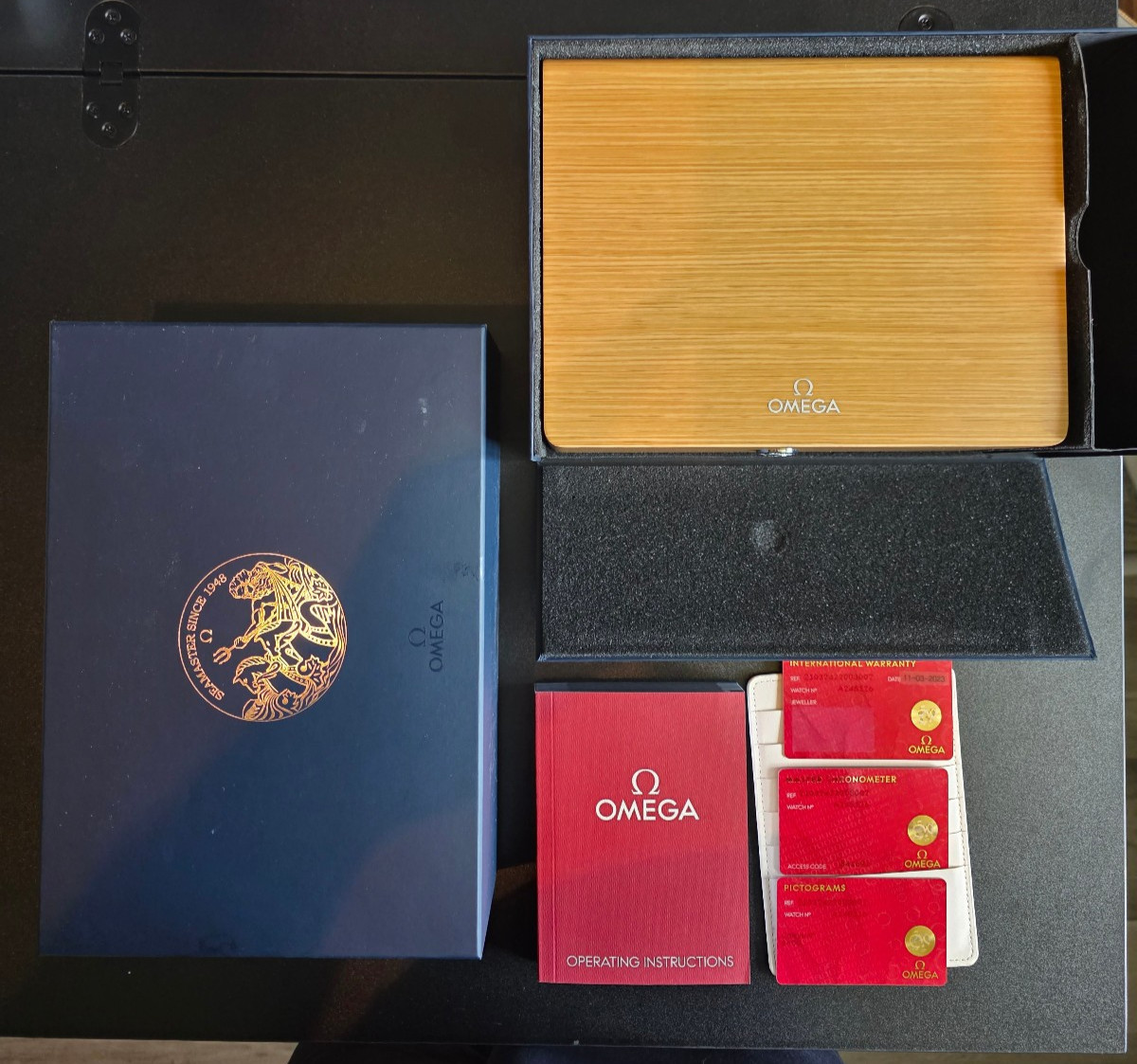 NEW NEVER WORN OMEGA 75th Anniversary Edition Seamaster Diver Summer Blue 300M