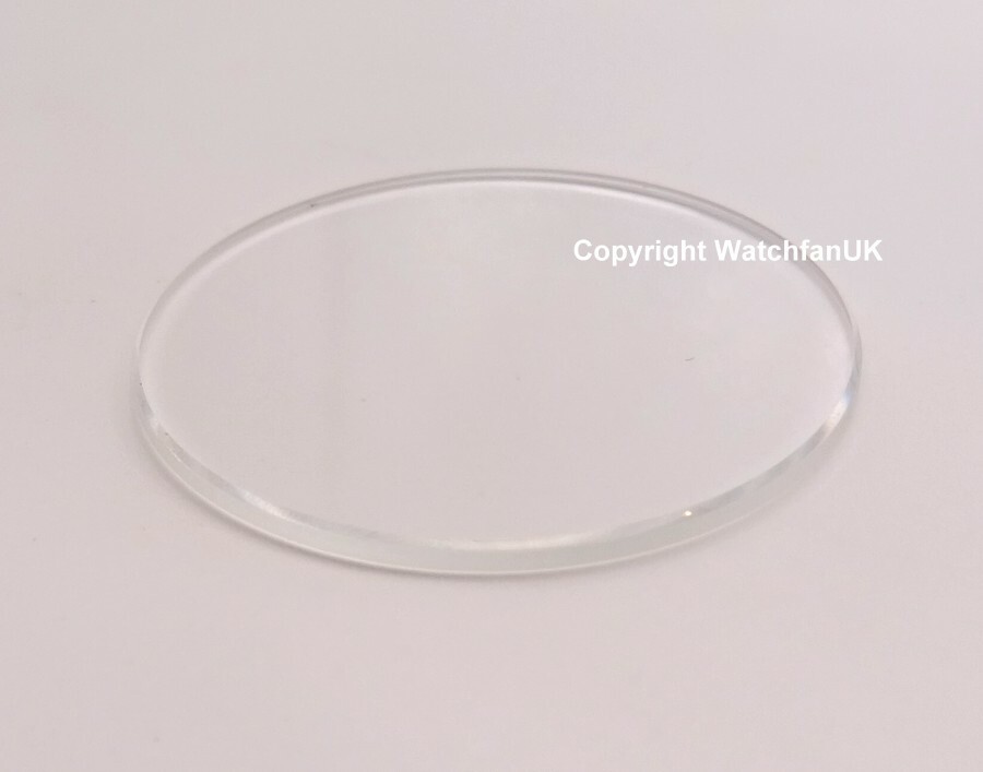 Flat Mineral Crystal Glass Fits Seiko 7N43-8111 7009-3061 7019-8150 7009-8830