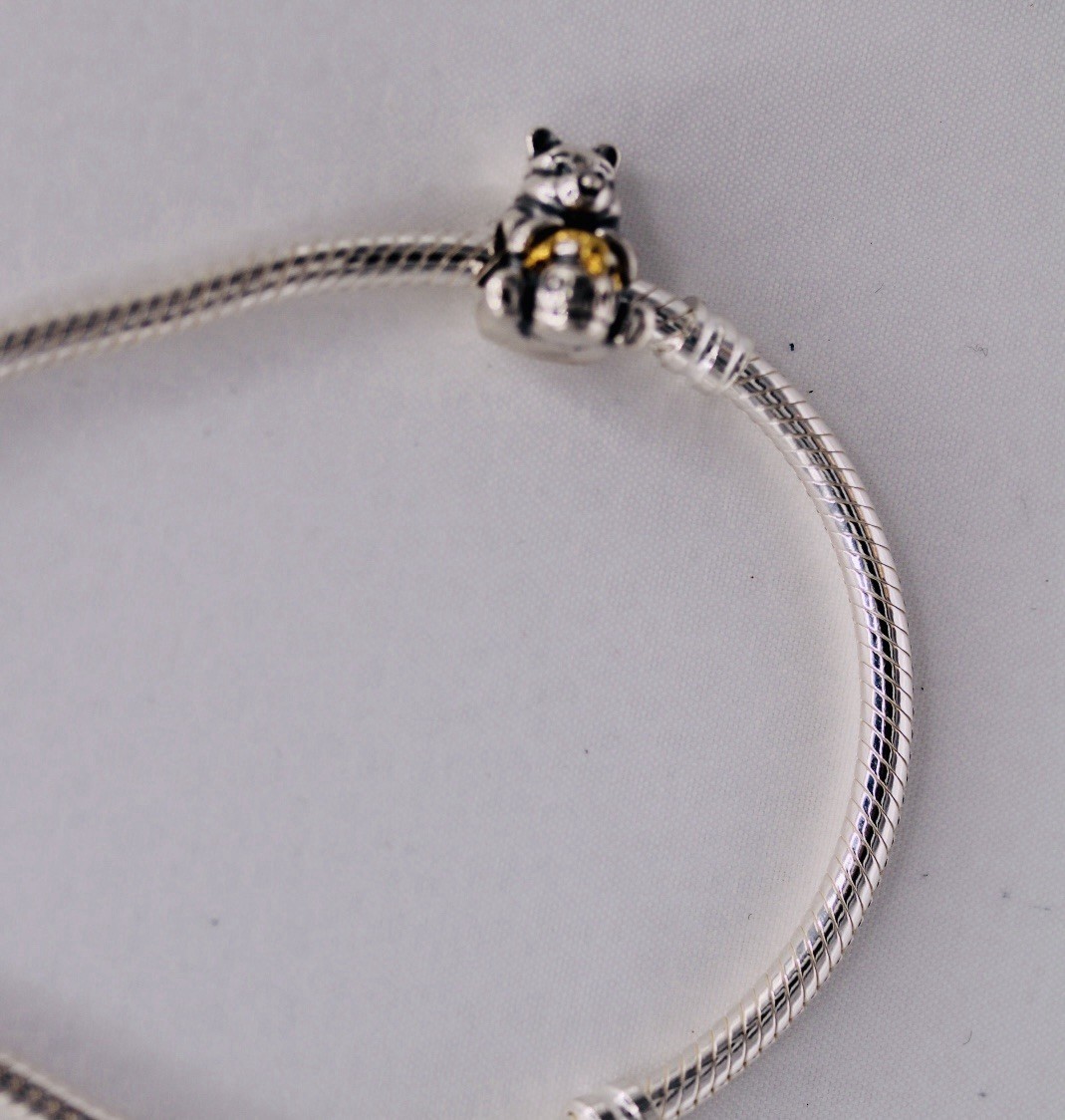 PANDORA Disney 100th Anniversary Winnie the Pooh Charm 100% Authentic with BOX