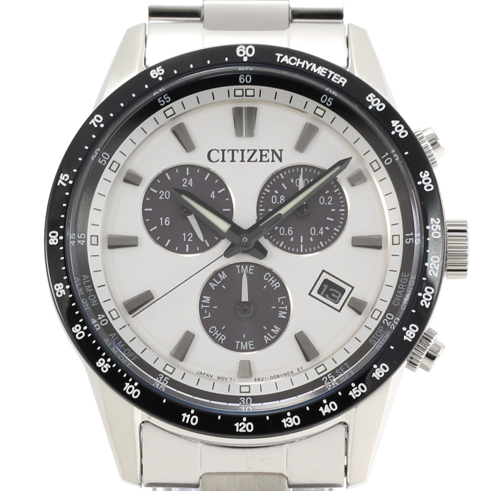 CITIZEN COLLECTION BL5614-59A Eco-Drive Solar Analog White Silver
