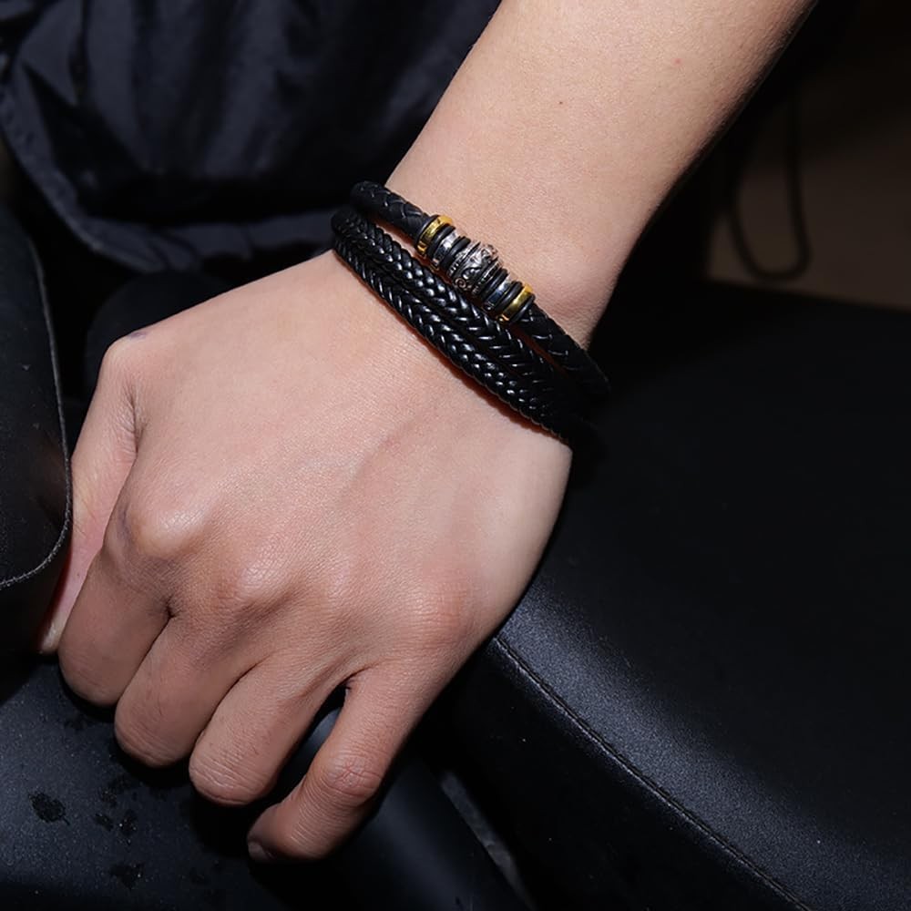 To My Son Gift for Son Bracelet Love from Mom, Dad Forever Birthday, Graduation