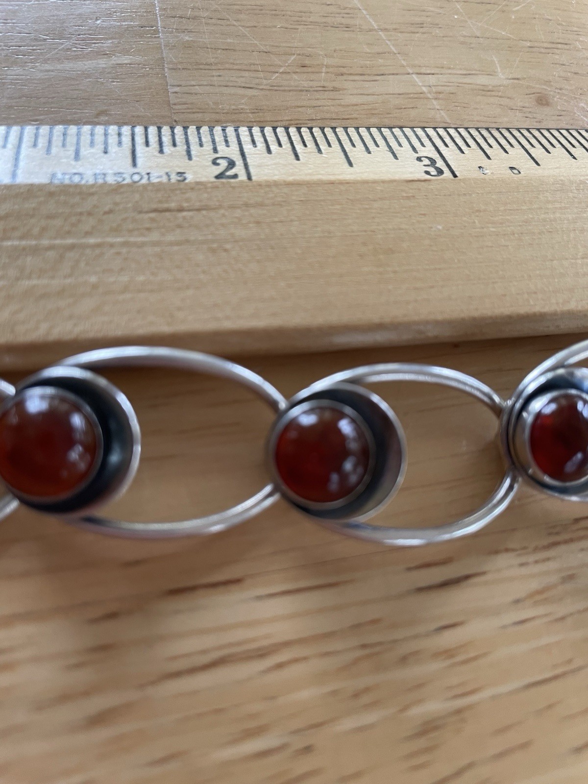 N. E. From Denmark Bernstein Armband Armkette silber 925