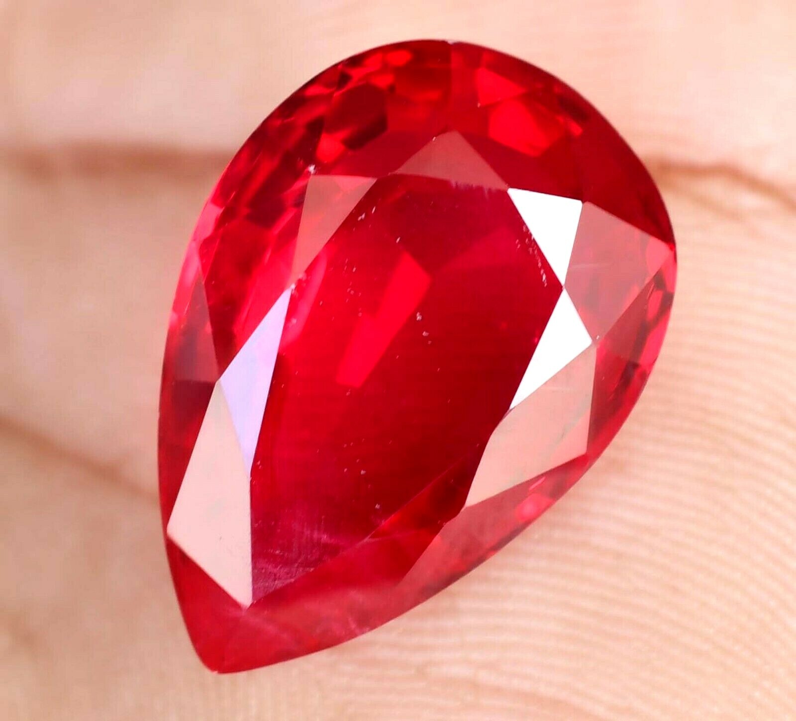 26.50 Ct Natural Blood Red Mozambique Ruby CERTIFIED Stunning Treated Gemstone