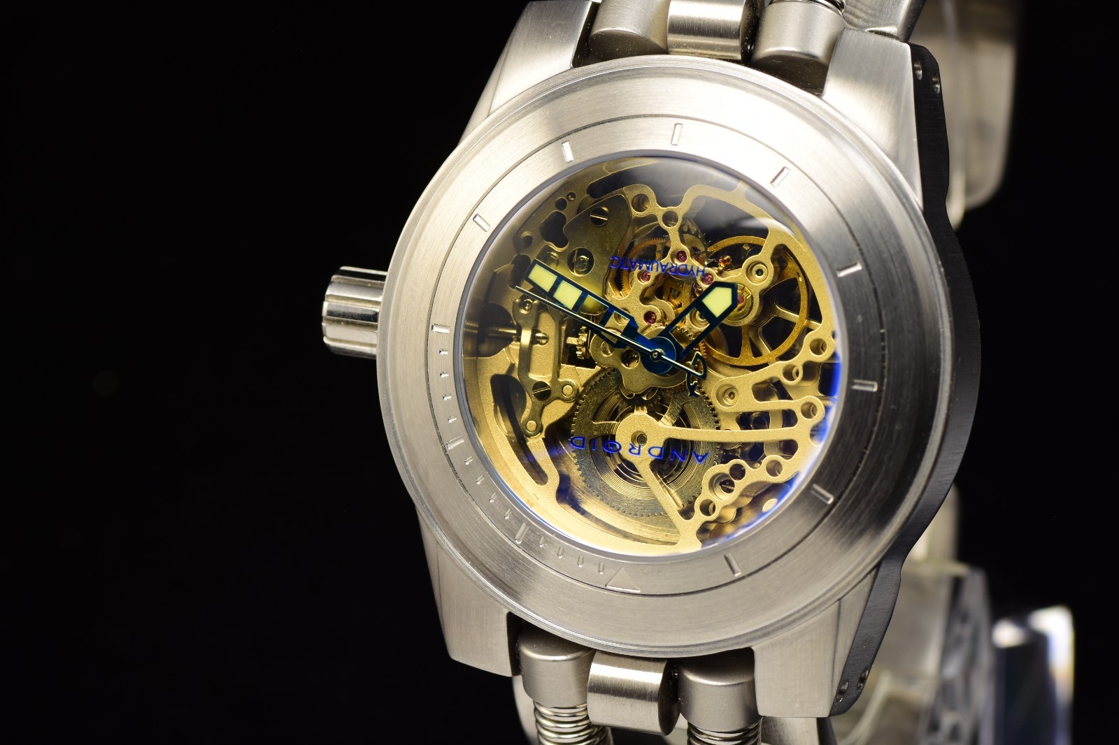 Android Men’s AD520 Hydraumatic Skeleton Automatic Watch Seagull TY2809