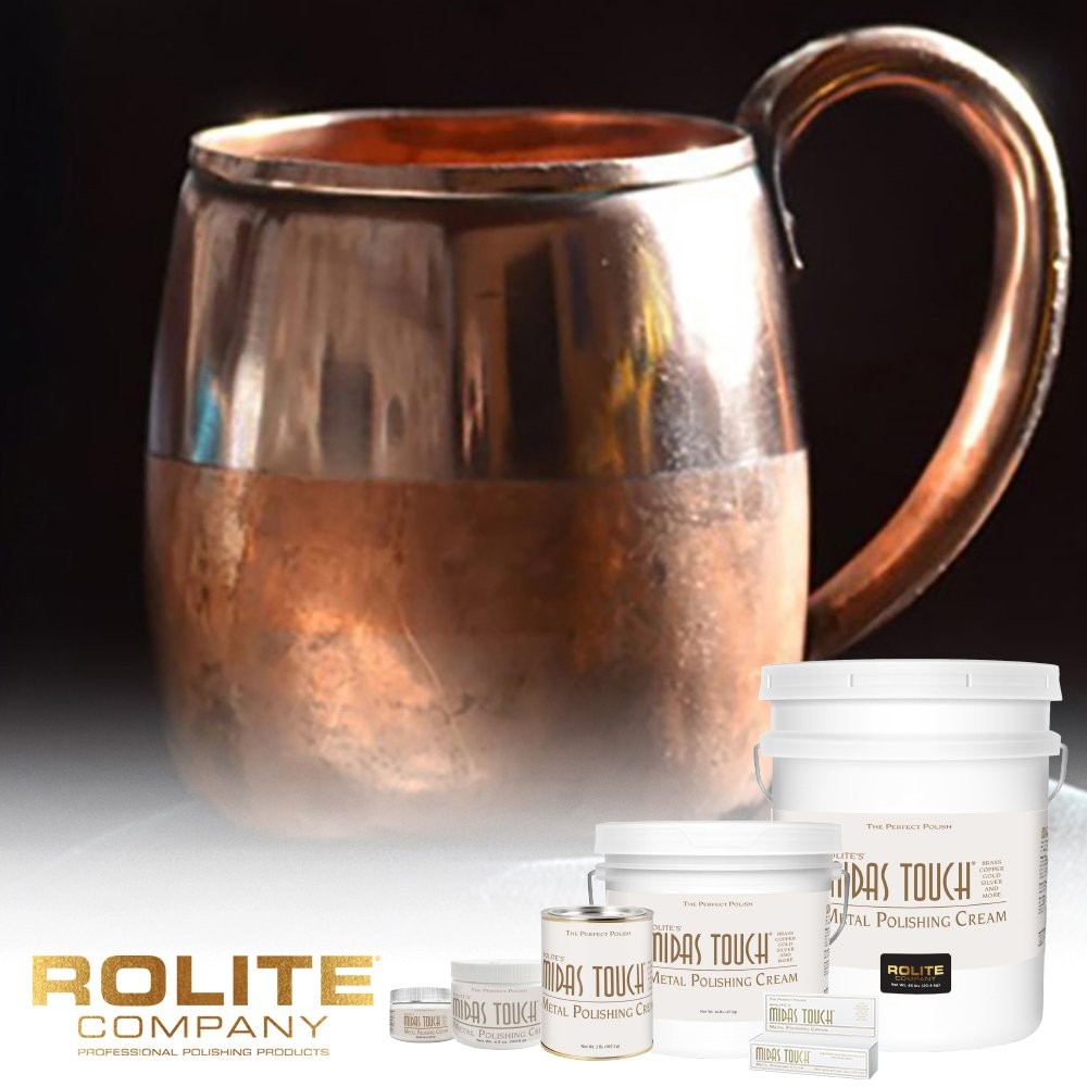 Rolite Midas Touch Metal Polishing Cream 1 Lb for Silver Gold Brass Copper Ch…