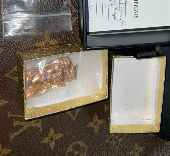 Direct Source G&D 11 Grams 10k Rose Gold Jesus Piece Pendant 2.1″