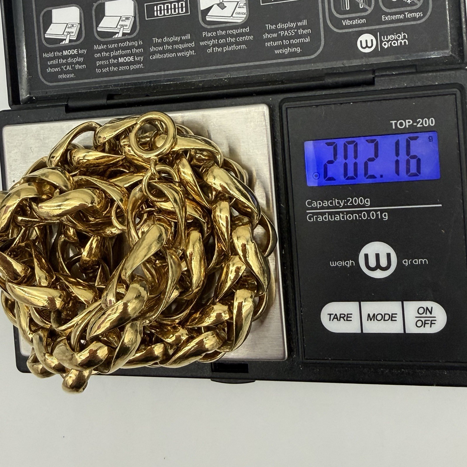 Vtg Napier Chunky Gold Tone Thick Heavy Rope Necklace 13.4 Mm Substantial 202 Gr