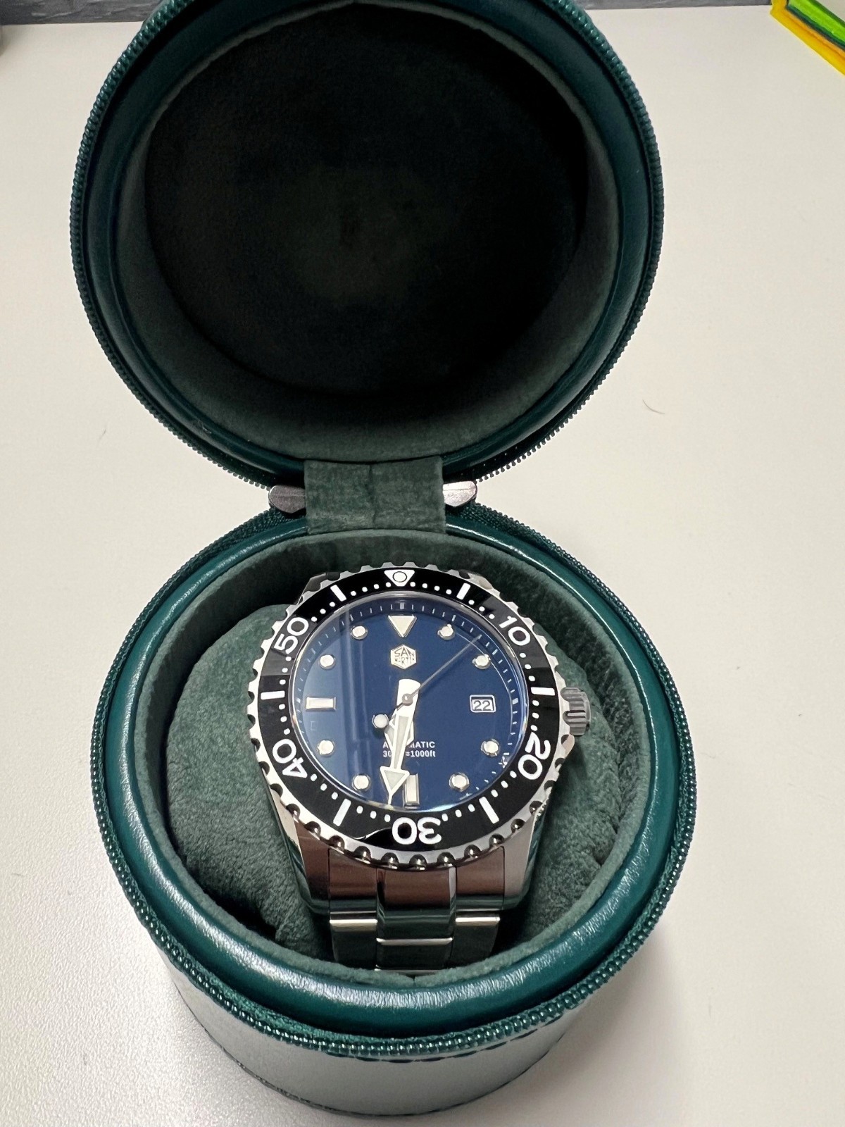 San Martin SN0009 44mm Luxury Men’s Diver Watch High Quality Automatic