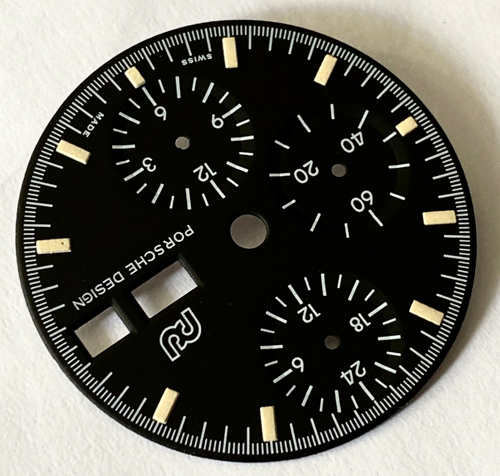 Porsche design DAY DATE Chronograph DIAL lemiania 5100 30mm diameter by Orfina