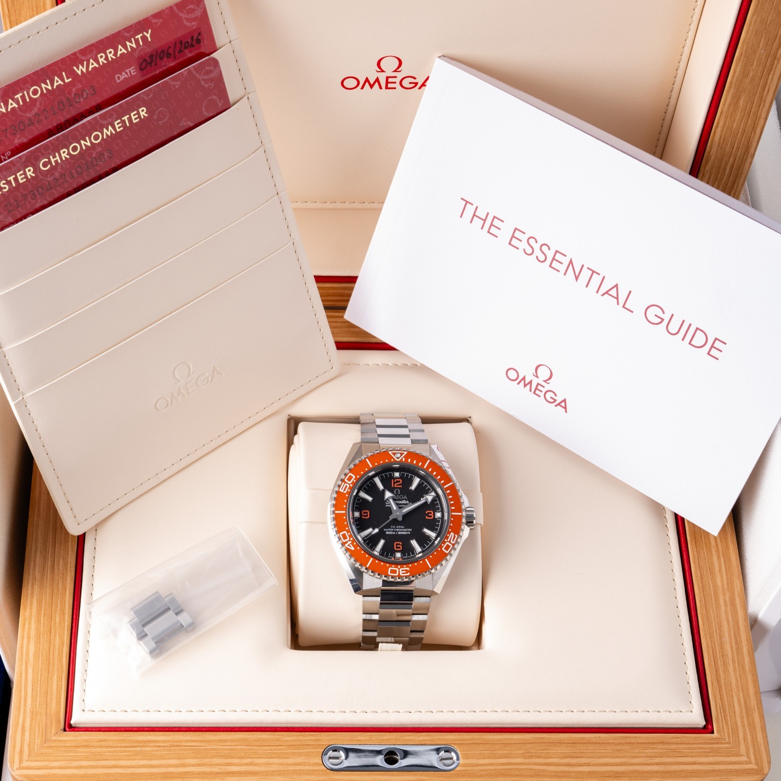 2026 OMEGA Seamaster Planet Ocean 600M 42mm 217.30.42.21.01.003 w/ BOX & PAPERS