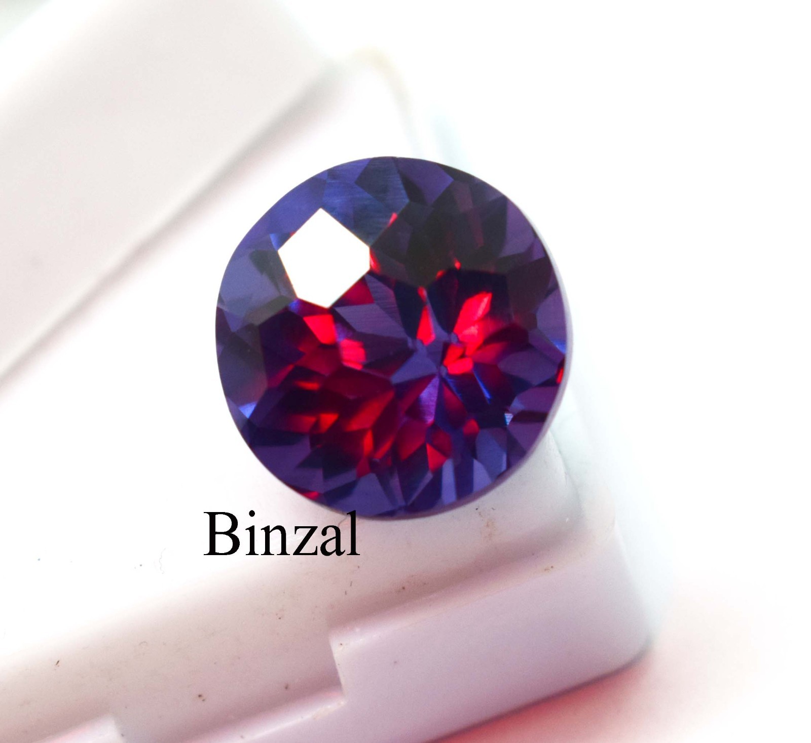 Rare Round Alexandrite Gemstone 10–12 Ct Color Changing Excellent Cut Loose Gem