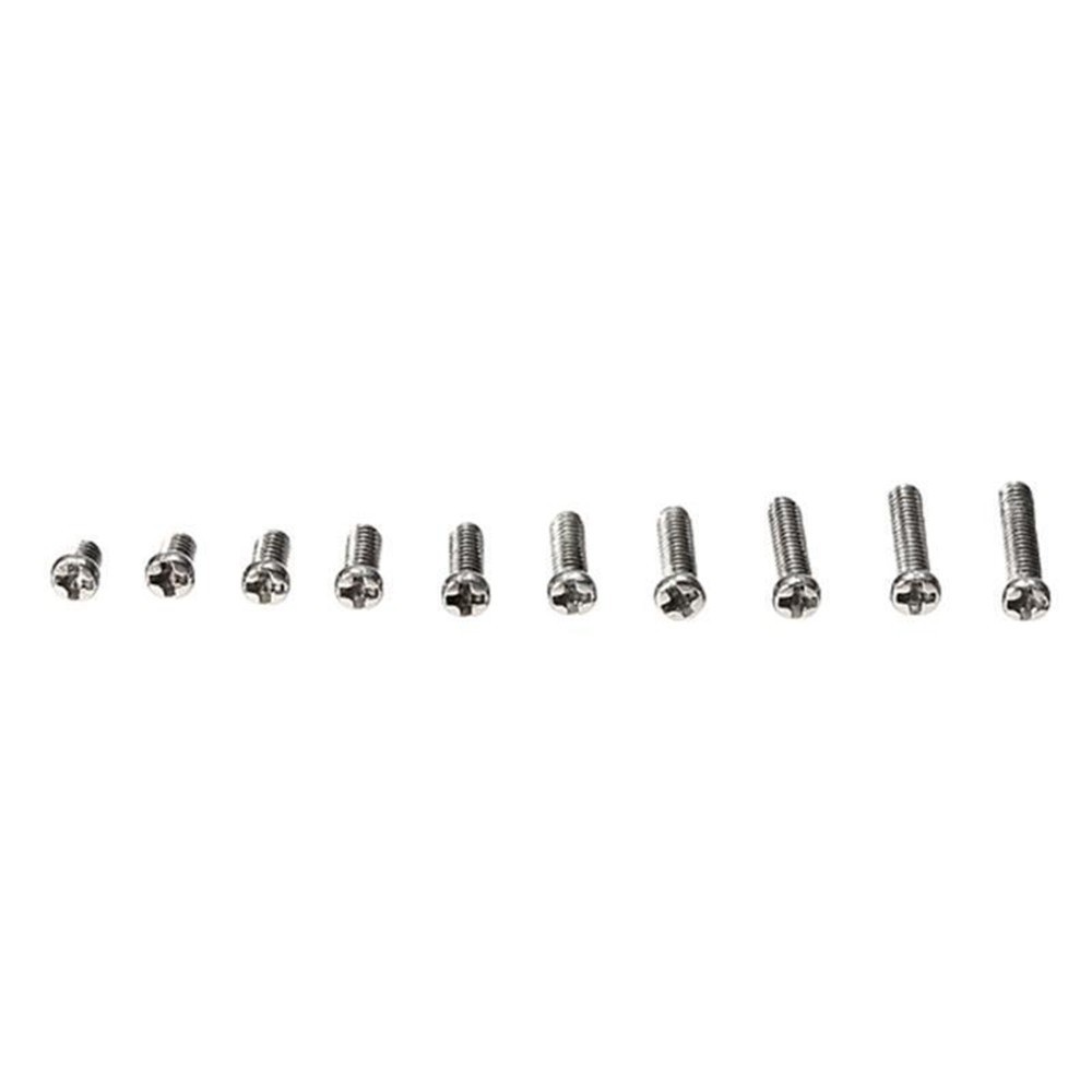 600pcs 1.2mm 1.6mm-6mm Assorted Stainless Steel Eyeglass Jewelry Watch Screw Box