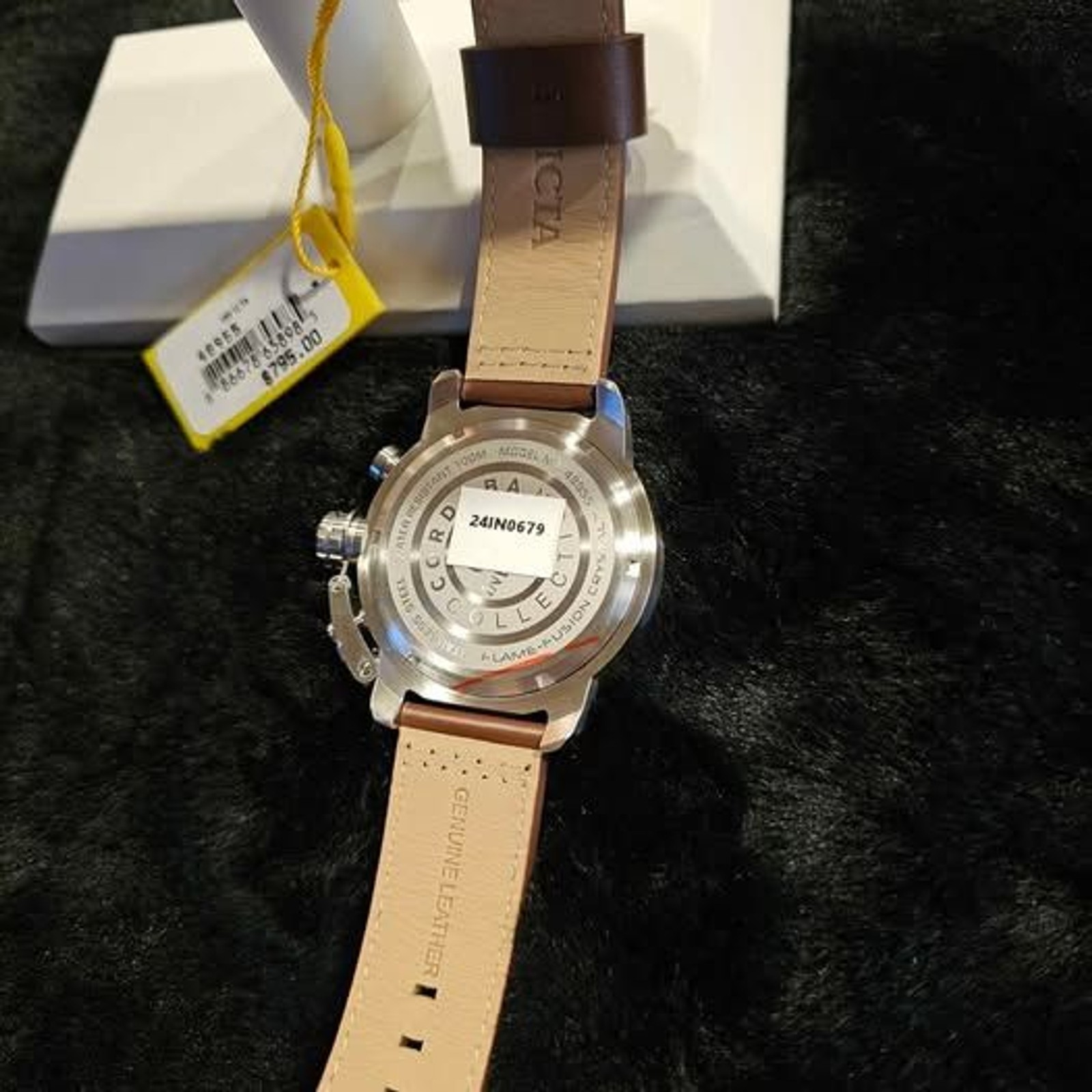 Invicta 46MM Corduba with Canteen Case and leather band. New in box!