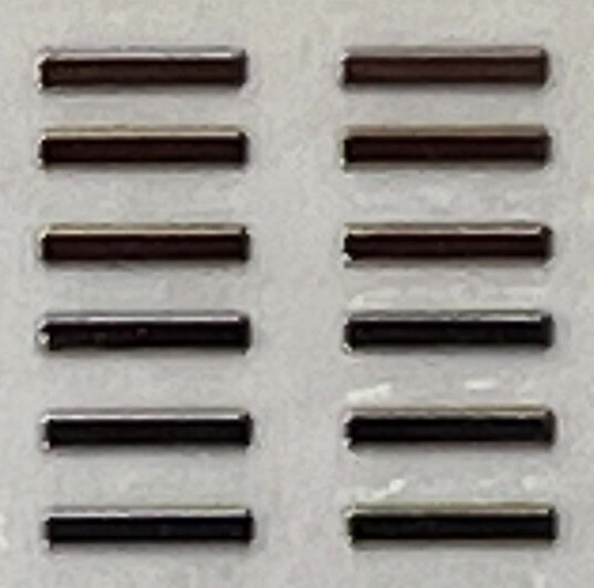 Watch Dial Hour Markers SILVER 12 pieces Indices Indexes Numerals Dots Bars