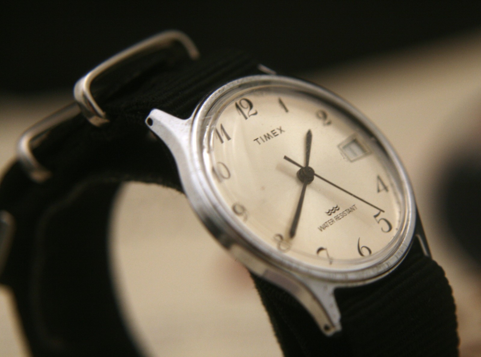 Men’s 1960’s “Old School” basic silver dial Timex manual wind wristwatch, runs