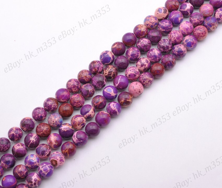 Wholesale Natural Gemstone Round Spacer Loose Beads 4MM 6MM 8MM 10MM 12MM