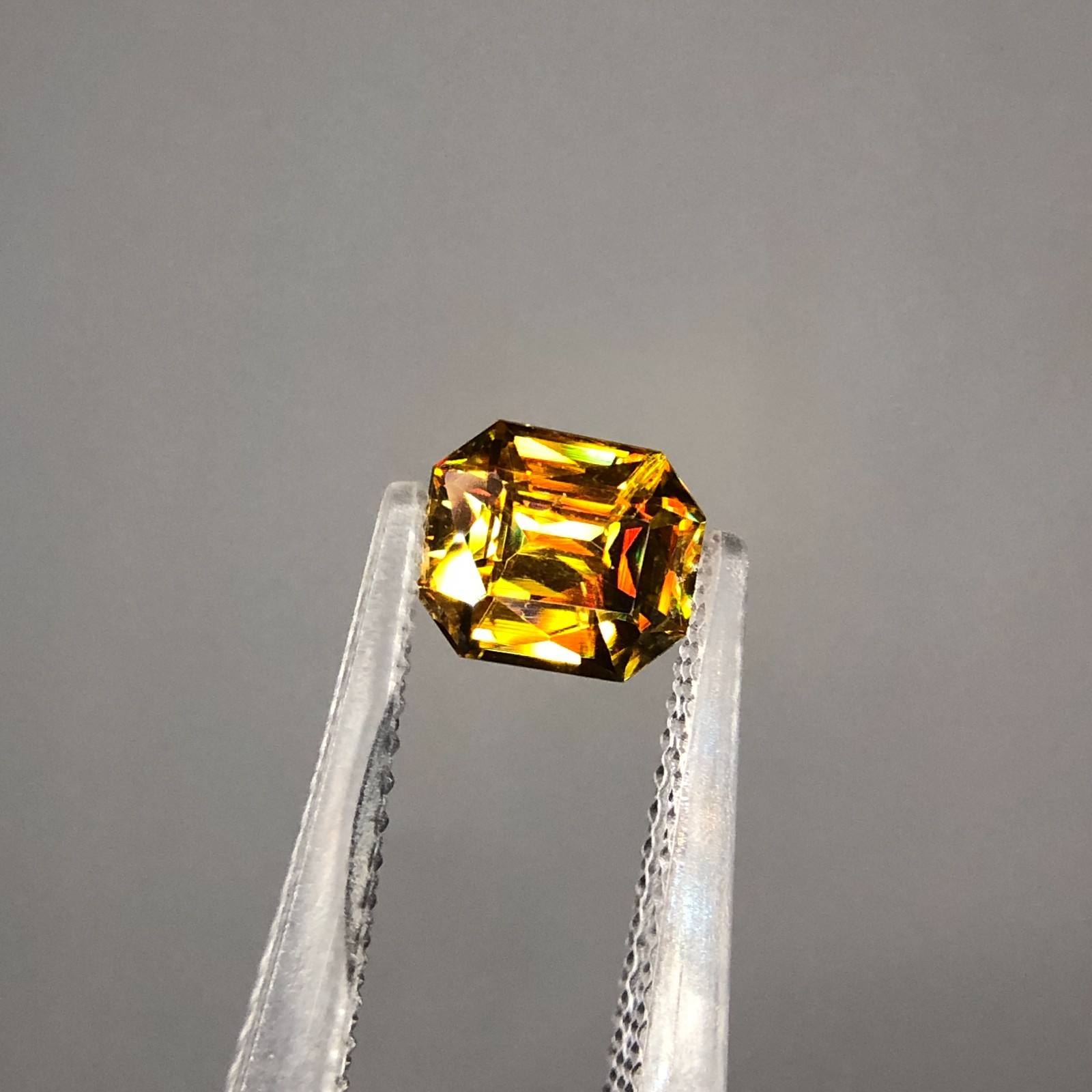 1.20 Carat Natural Full Fire Sphene Titanite | Step Cut | Gemstone For Jewelry