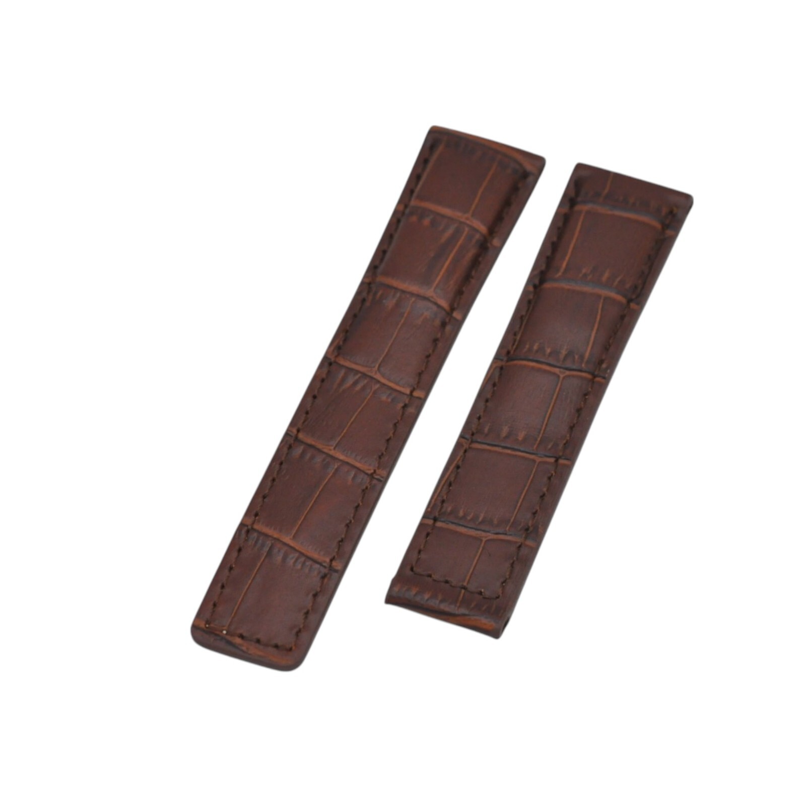 20mm Brown Leather Watch Strap For Tag Heuer Carrera WAR201B FC6291