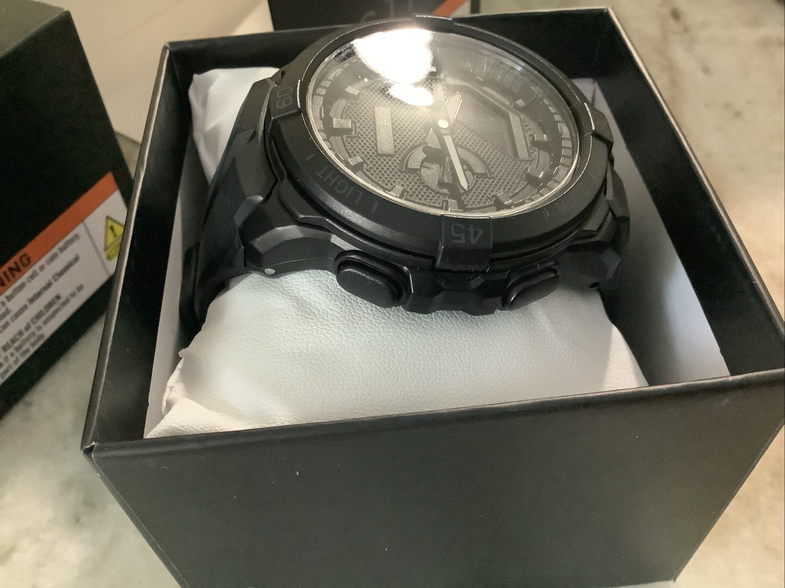 Activa Spry X Invicta Digital Essentials Men 53mm ABS Black SK160 NEW