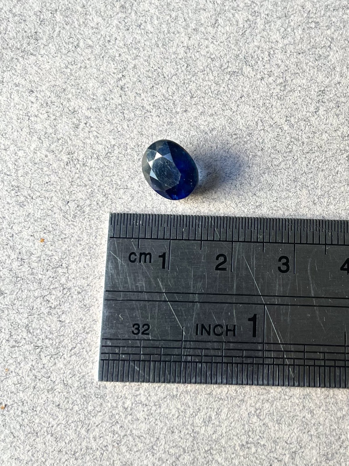 Titanium Diffused Sapphire 3.88 Carats