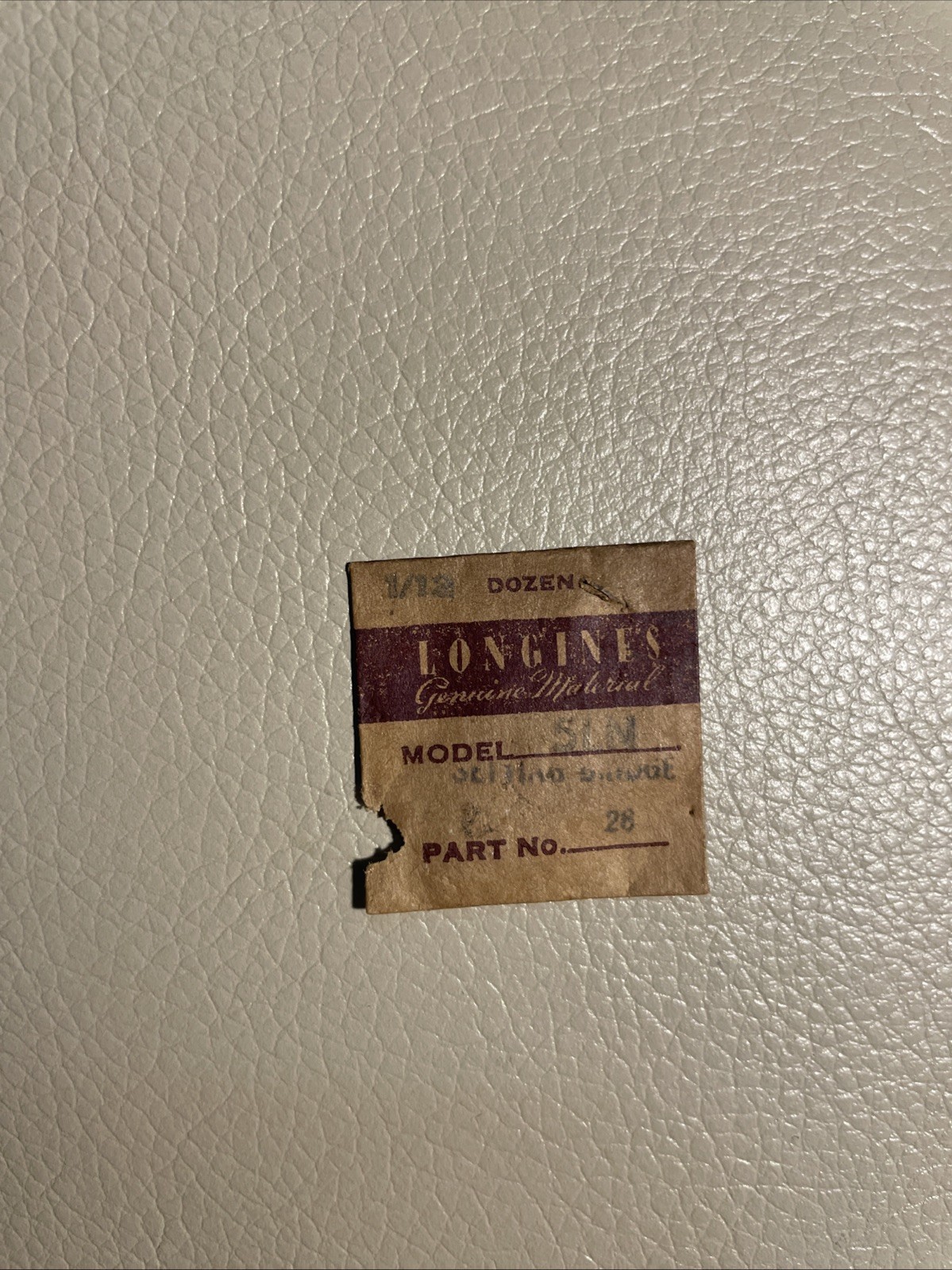 Vintage NOS LONGINES 10L Setting Bridge Replacement Watch Part