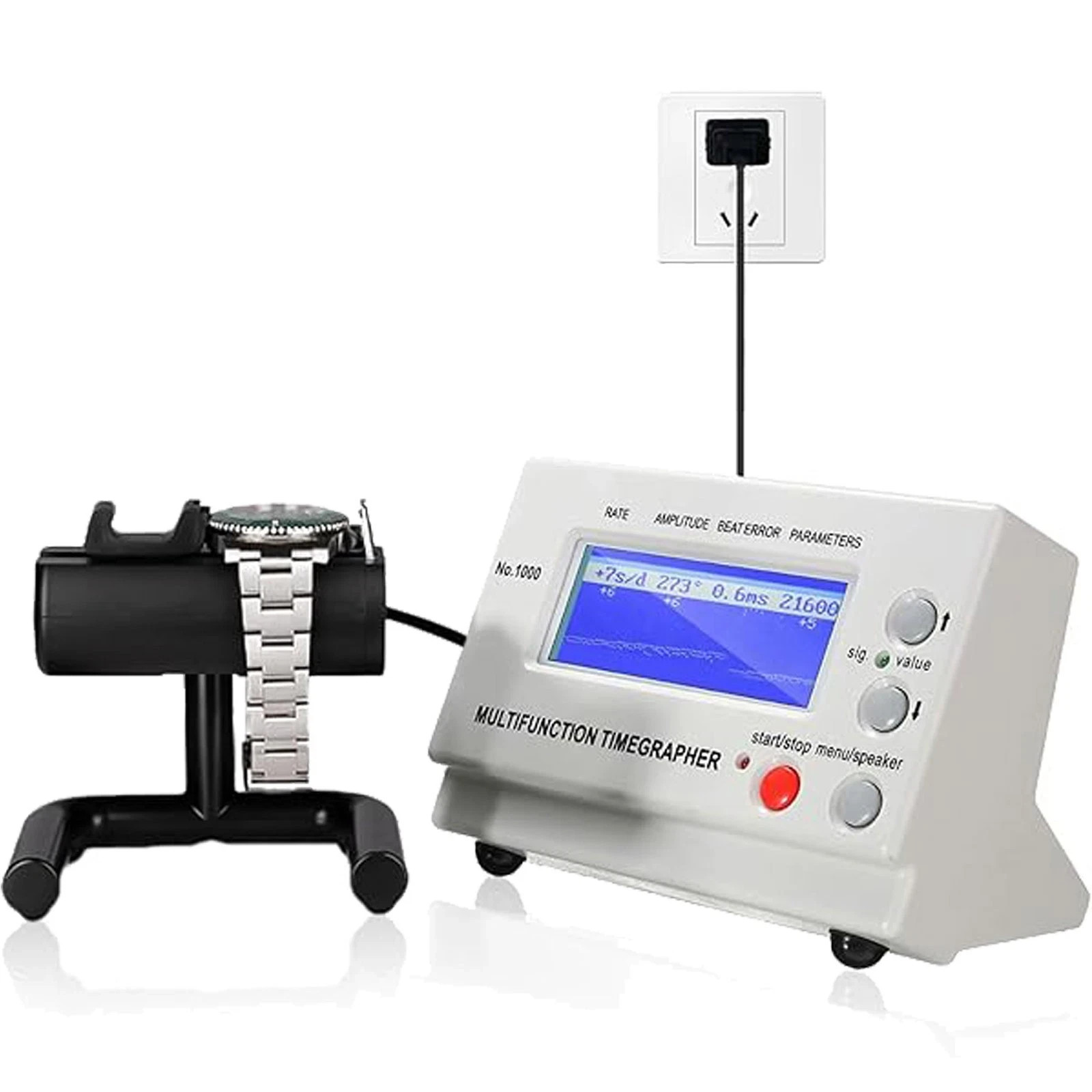 No.1000 Weishi Timegrapher Mechanical Watch Timing Machine Multifunction US