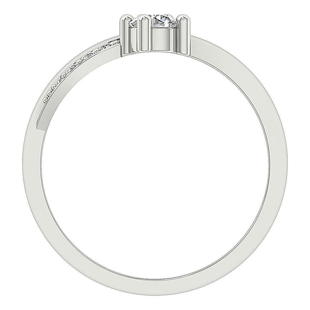 Forever Us Two Stone Ring I1 G 0.70 Carat Natural Round Cut Diamond 14K Gold