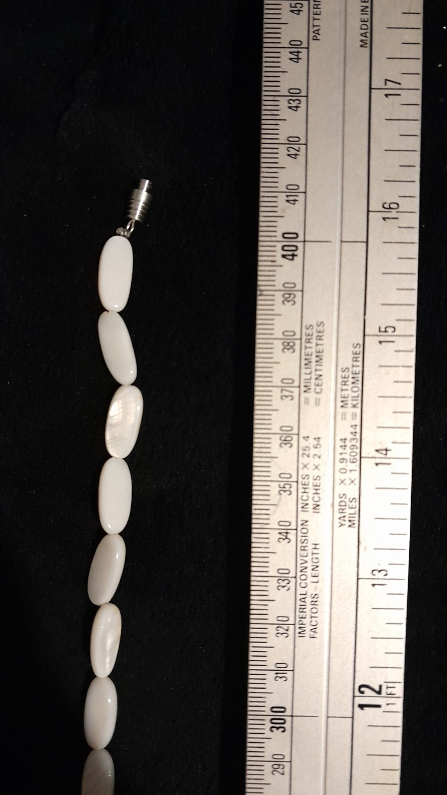 Mother of Pearl Prayernecklace – handmade 40cm length approx – FAST UK DELIVERY