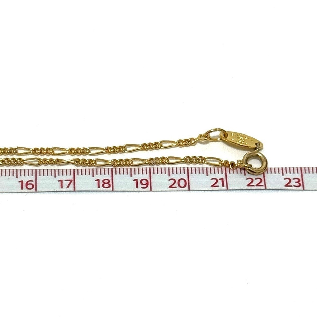 CHANEL 3438 CC Logo COCO Mark Necklace Rhinestone Gold Vintage Authentic JAPAN