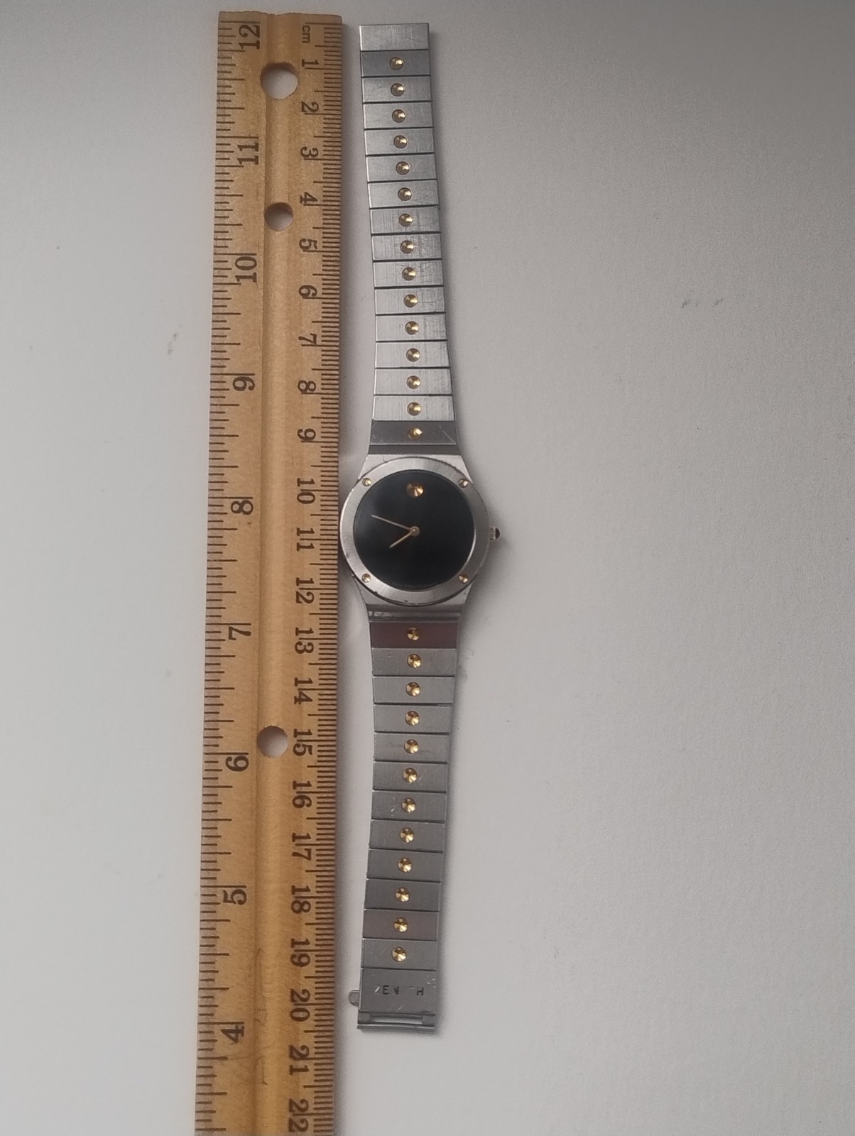 Rare Zenith Museum Pacific Wrist Watch 59.0020.114 Vintage 18k Gold & Steel 31mm