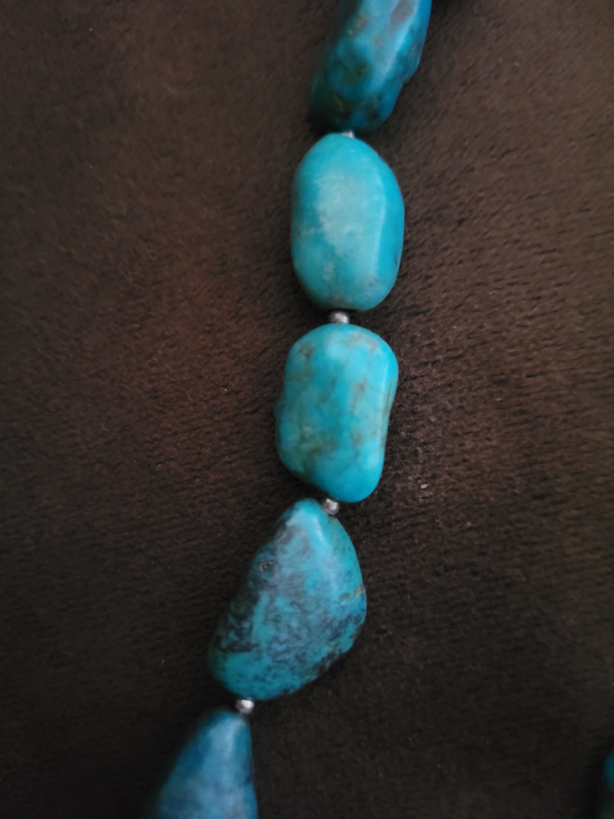 Studio Barse Vintage Natural Turquoise in Sterling Silver Necklace with Pendant