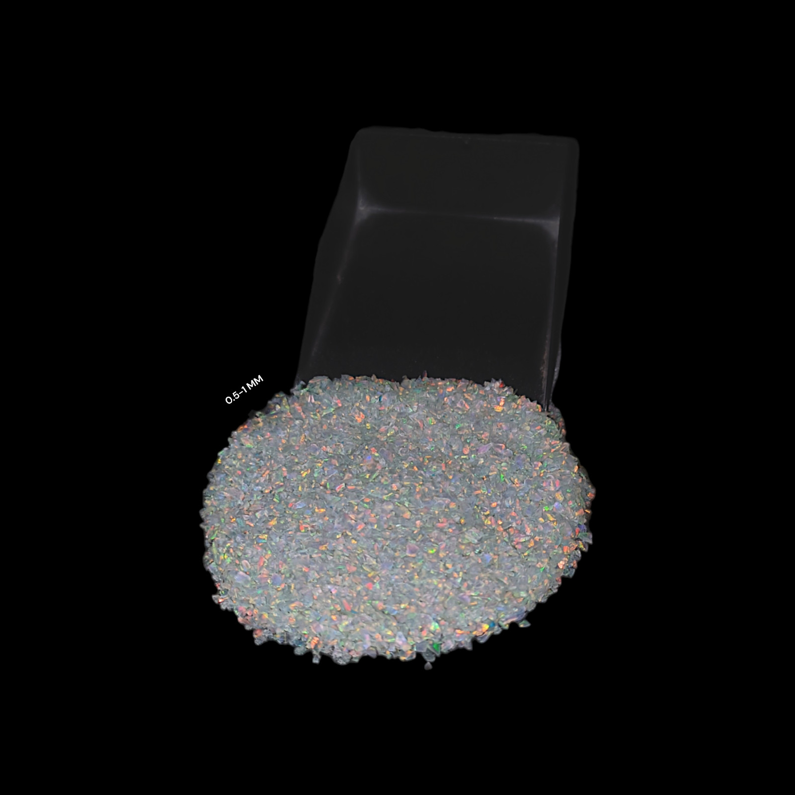 Crushed White Opal Gemstone Coarse All Size Multi Fire Opal For Inlays Work