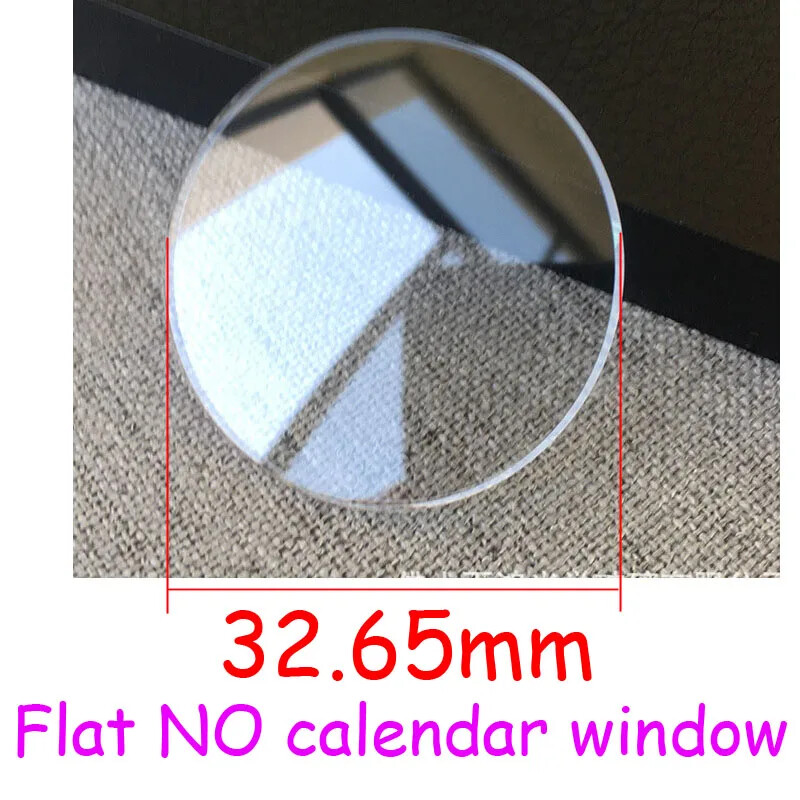 Round Flat Sapphire Watch Crystal for RLX 21.3 25.3 29.4 30.4 32.7mm Watch Glass