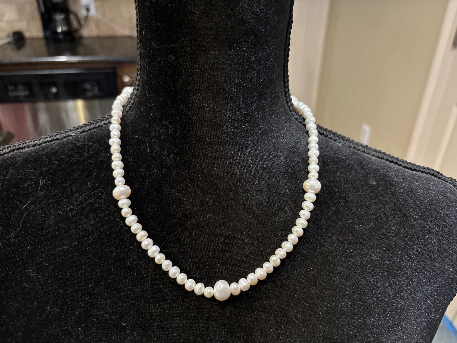 REDUCED!! Imperial Pearls Freshwater Pearl Necklace 18.5 in. with SS clasp New!