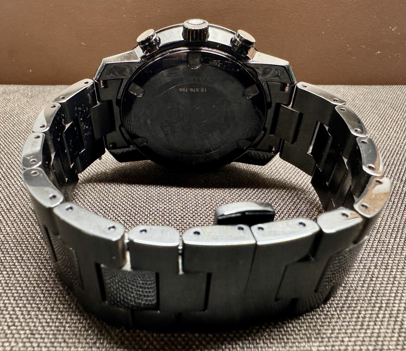 Movado Bold Chronograph 3600118 44mm Swiss Quartz Black PVD Men’s Watch