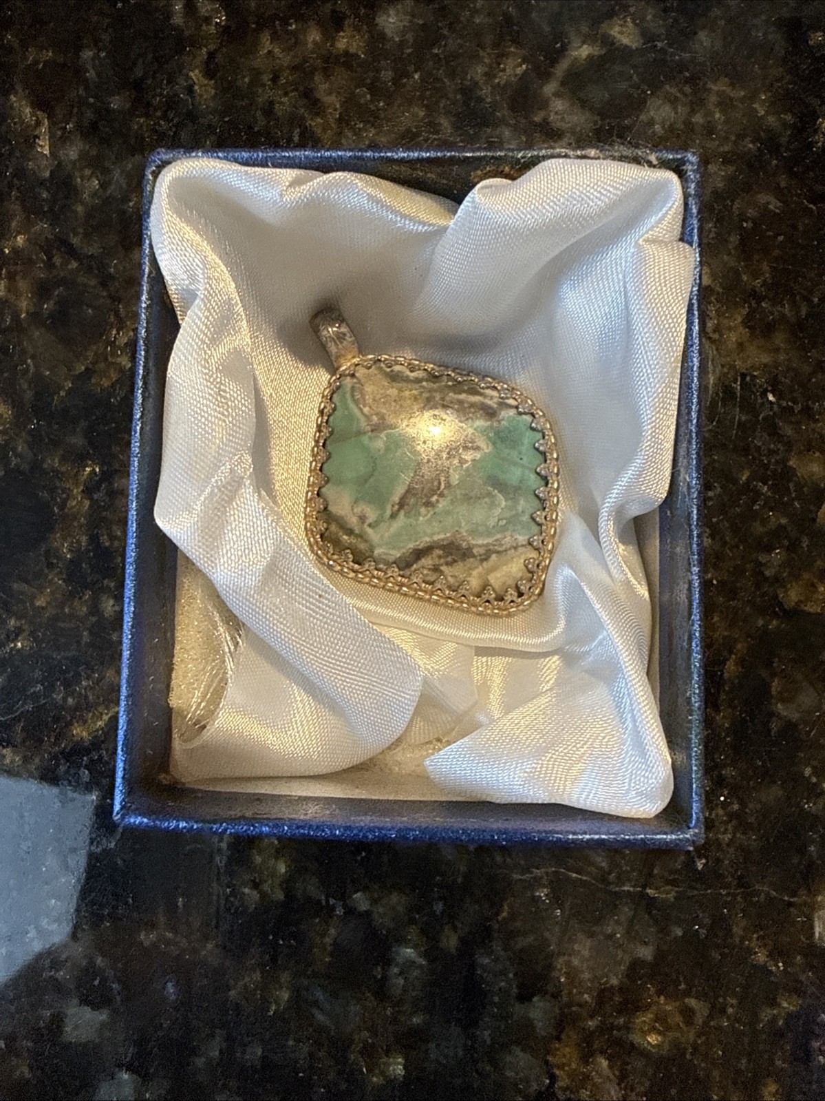 AMATTRICE HILL VARISCITE- Pendant. Pure Sterling Silver Setting. Found In Utah