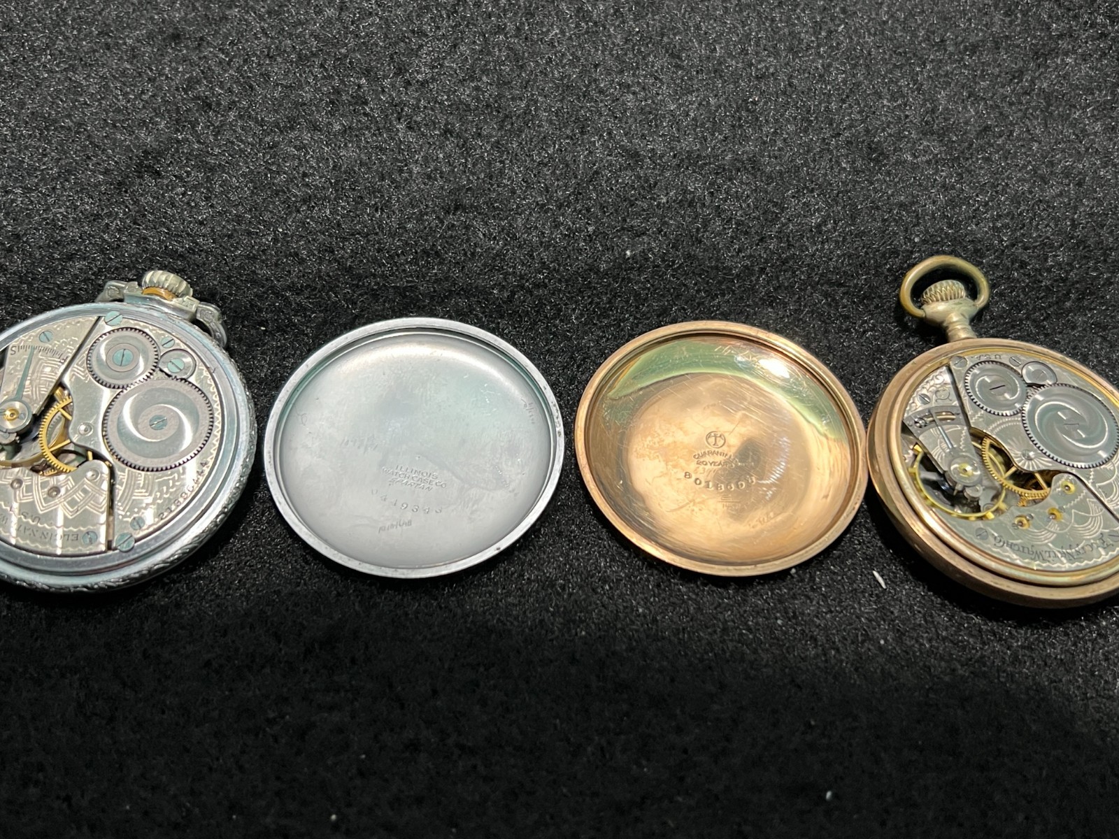 1911 Elgin Gr 313 15J Gold Filled -1919 Elgin Gr291- 191 7 j both runs good