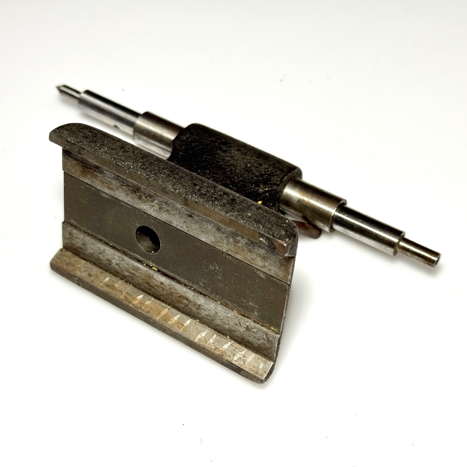 Watchmakers Lathe Tailstock Nice Casting – Needs Clamping Bolt and Spindle Knob