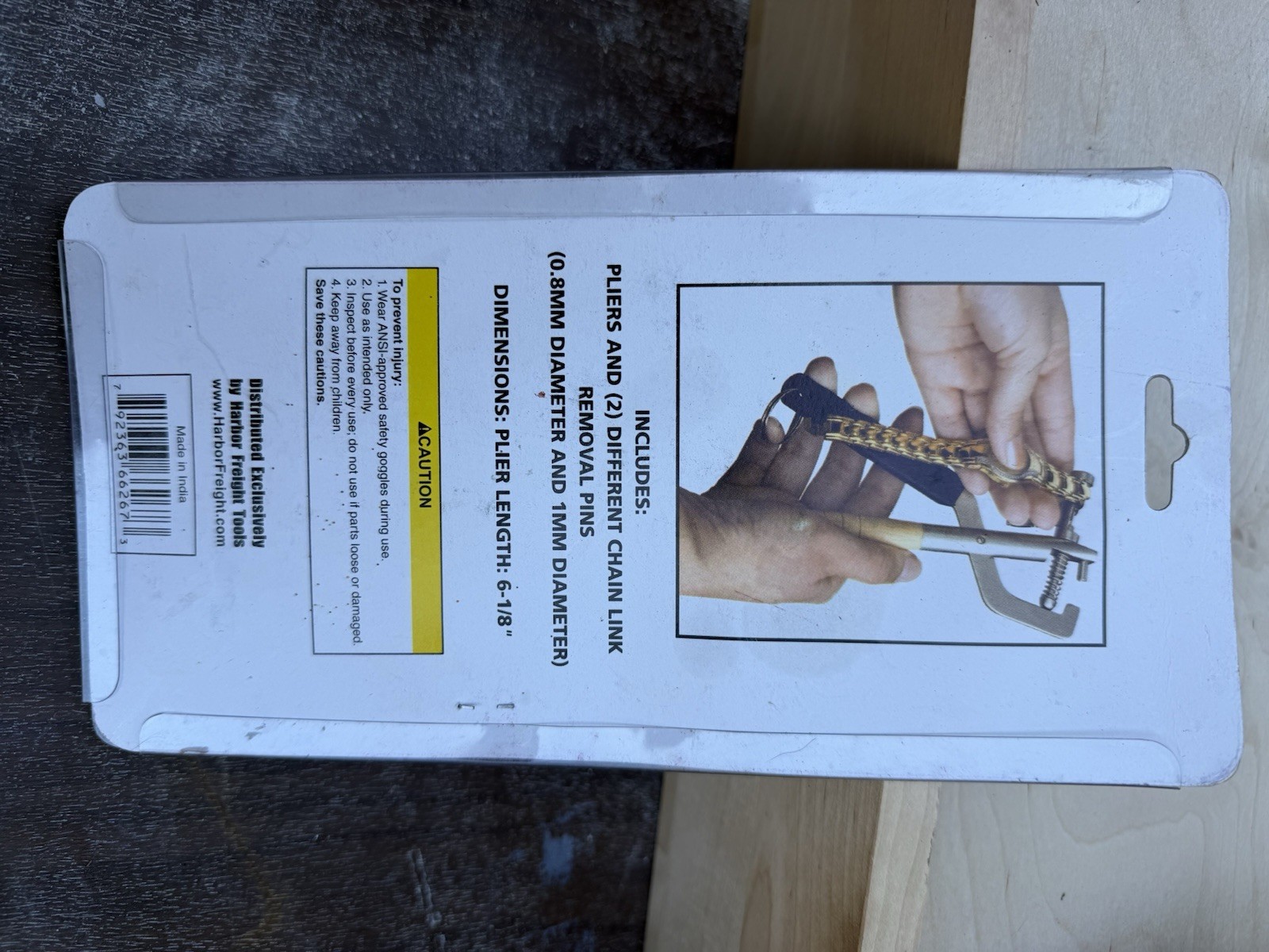 Watch Link Remover Pliers (6-1/8″ L) Item #66267 *Pivoting Handle* New