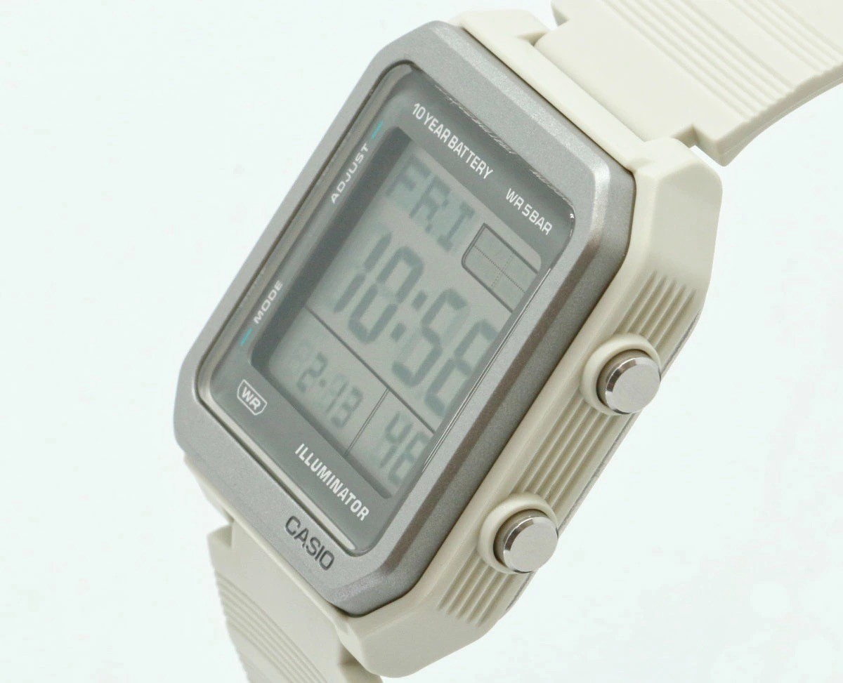 CASIO Collection STANDARD Watch W-221H-8AJF Ivory Unisex Japan First Shipping