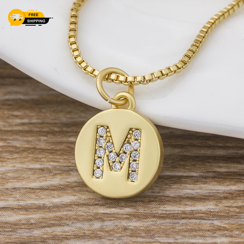 26 Letters Necklace Personal Initial Pendant Necklaces Choker Gift Women Jewelry