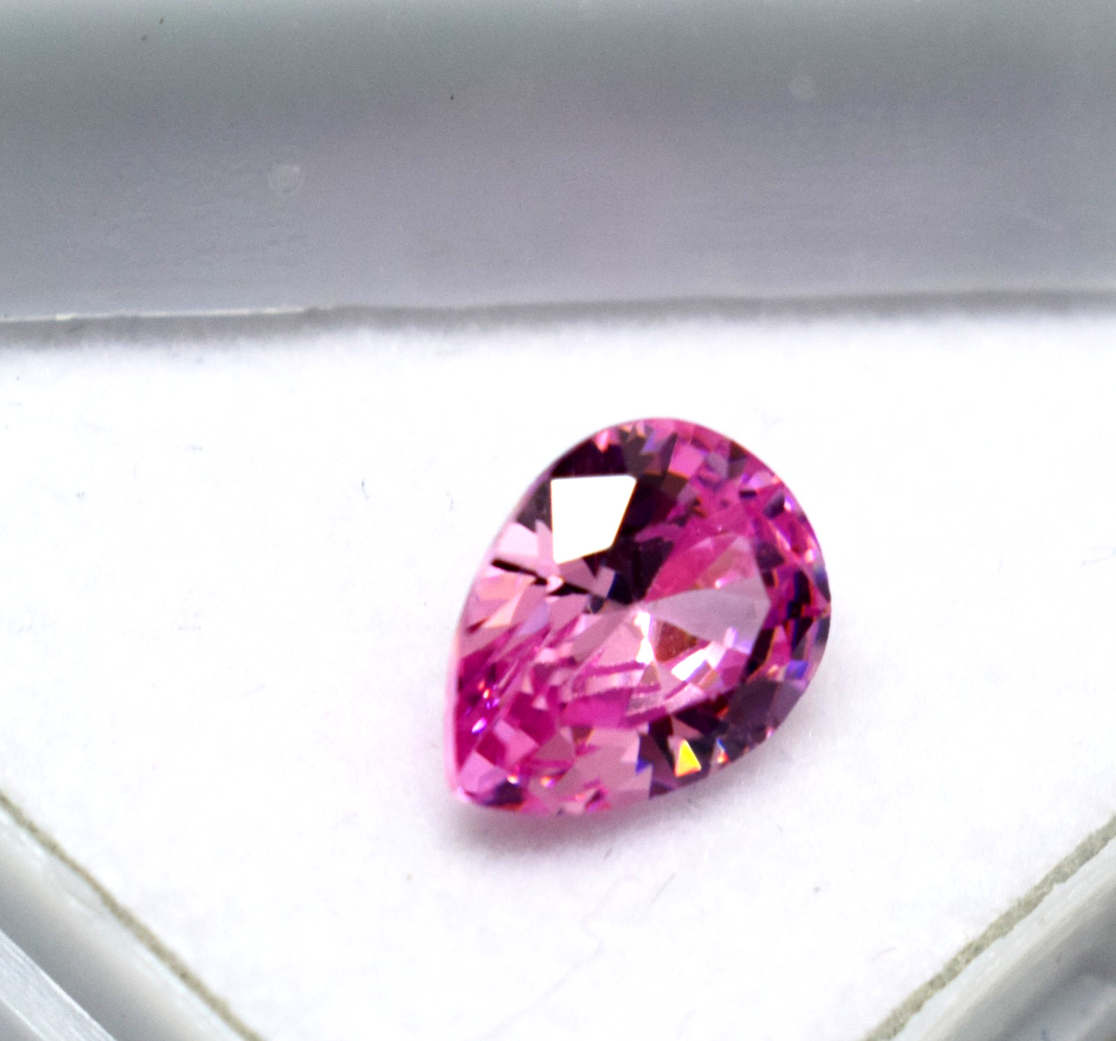 2.50 CT Natural Pink Sapphire Madagascar Pear Cut Certified AAA+ Loose Gemstone